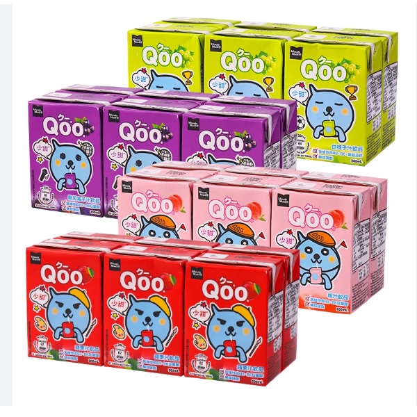 QOO 紙包飲品 200ML X 24P