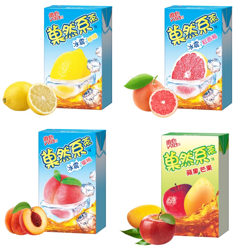 維他 菓然系茶 250ML X 6 X 4 (原箱)