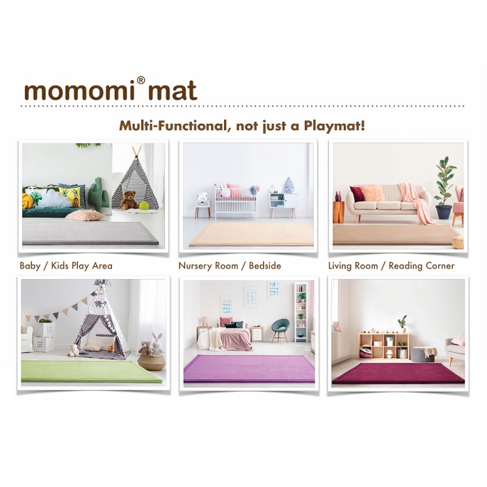 MOMOMI WATERPROOF PUFFY SPONGE MAT / FOUR SIDED / THICKNESS 30 MM