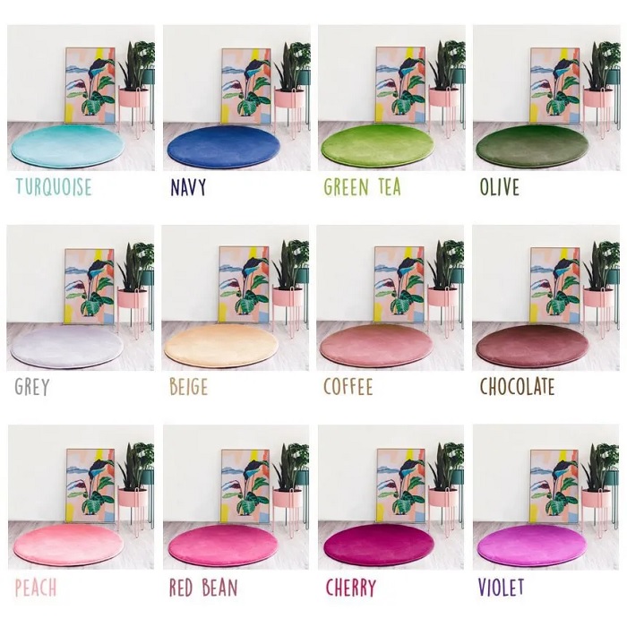 MOMOMI WATERPROOF PUFFY SPONGE MAT / ROUND