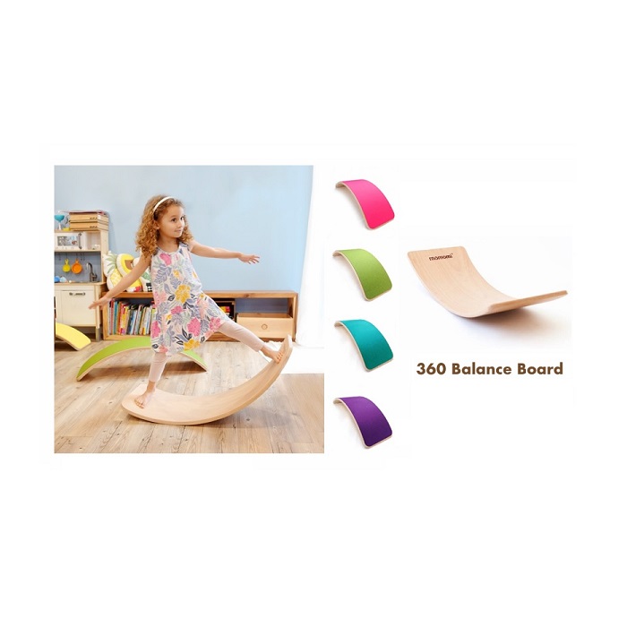 MOMOMI 360 BALANCE BOARD / SIZE: 90 X 30 CM / PACKING SIZE: 32.5 X 86 X 19 CM / WEIGHT: 5 KG