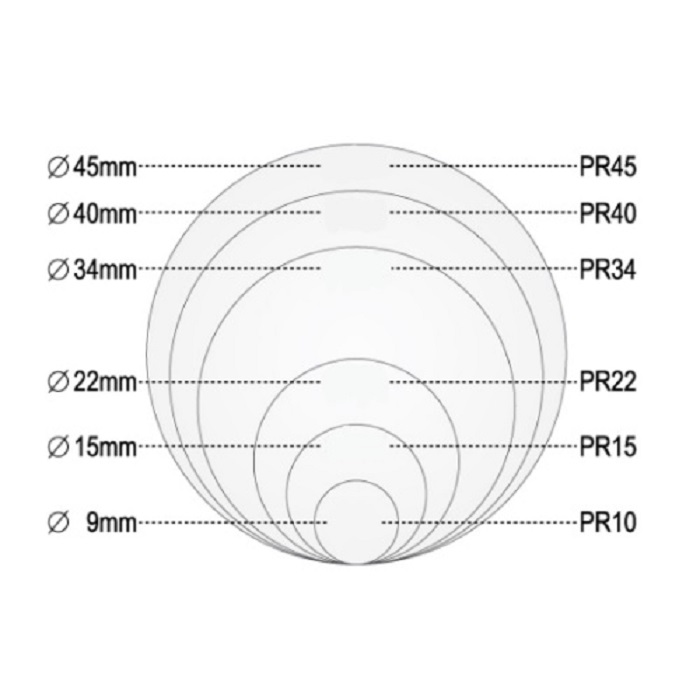 APPLE PRE-INKED STAMP - ROUND