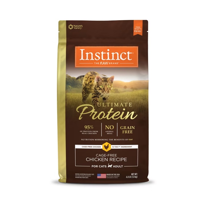 INSTINCT ULTIMATE PROTEIN CHICKEN DRY CAT FOOD (4 lbs/10 lbs)