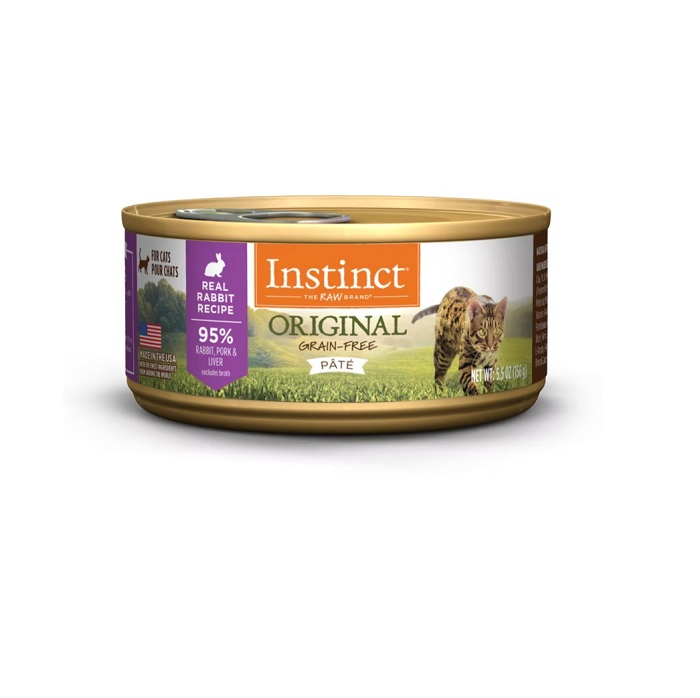 INSTINCT ORIGINAL  經典無穀物兔肉成貓用主食罐頭 (3 oz /5.5 oz)