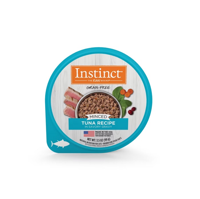 INSTINCT 免治杯杯吞拿魚貓用濕糧 3.5 oz 1 箱 (12 杯)