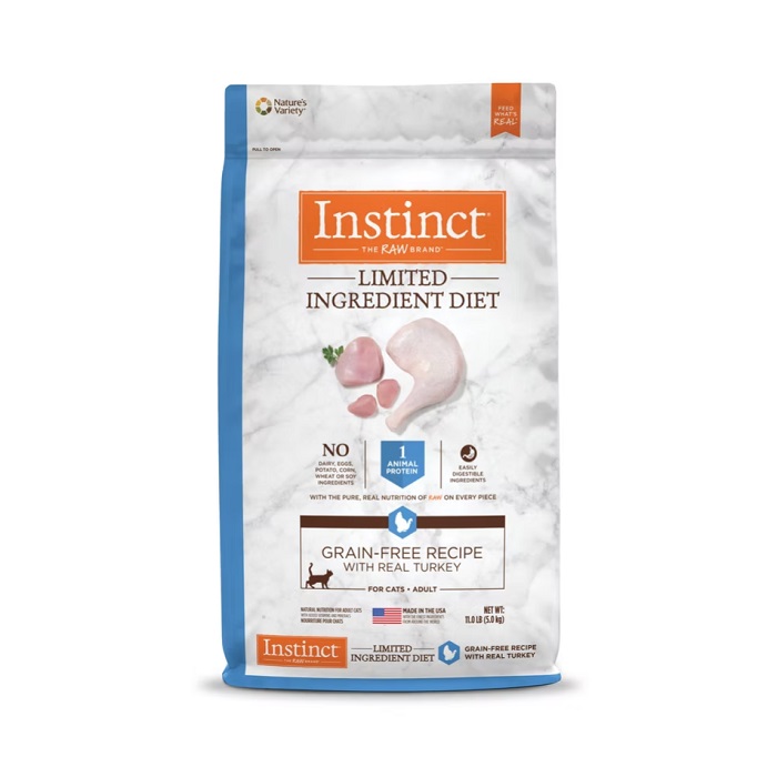 INSTINCT 單一蛋白火雞貓用乾糧 11 lbs