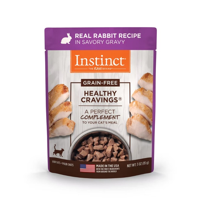 INSTINCT  健怡輕食兔肉鮮包貓用濕糧 3 oz 1箱 (24包)