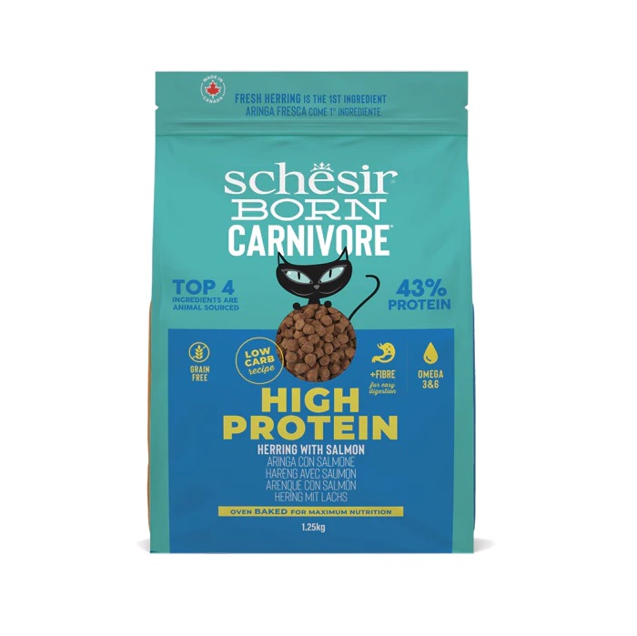 SCHESIR HERRING WITH SALMON DRY CAT FOOD (255g /1.25kg)