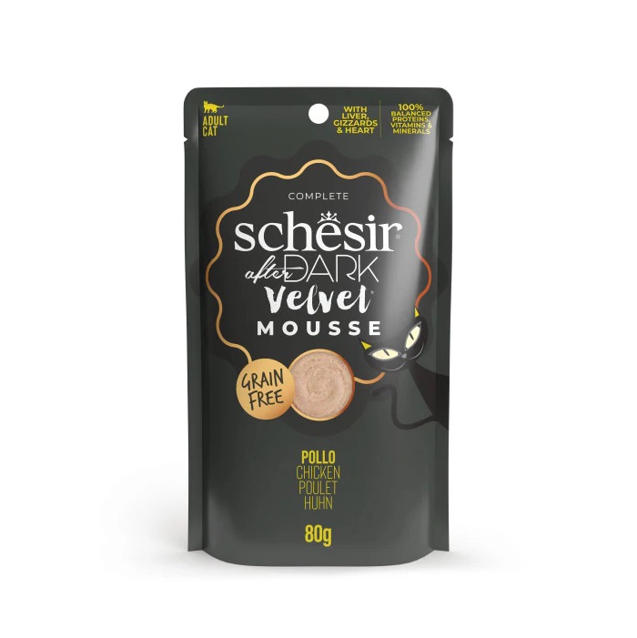 SCHESIR 鸡肉猫用全阶段主食慕斯餐包 80g