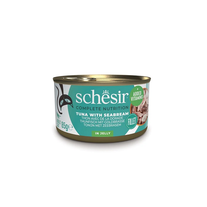 SCHESIR 無麩質吞拿魚海鯛啫喱罐頭 85g