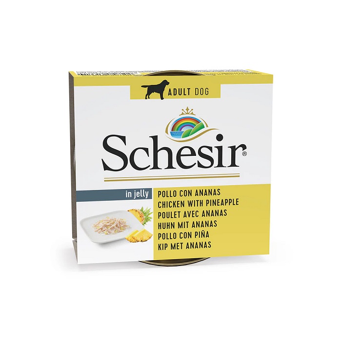 SCHESIR CHICKEN WITH PINEAPPLE IN JELLY 150g IN CAN