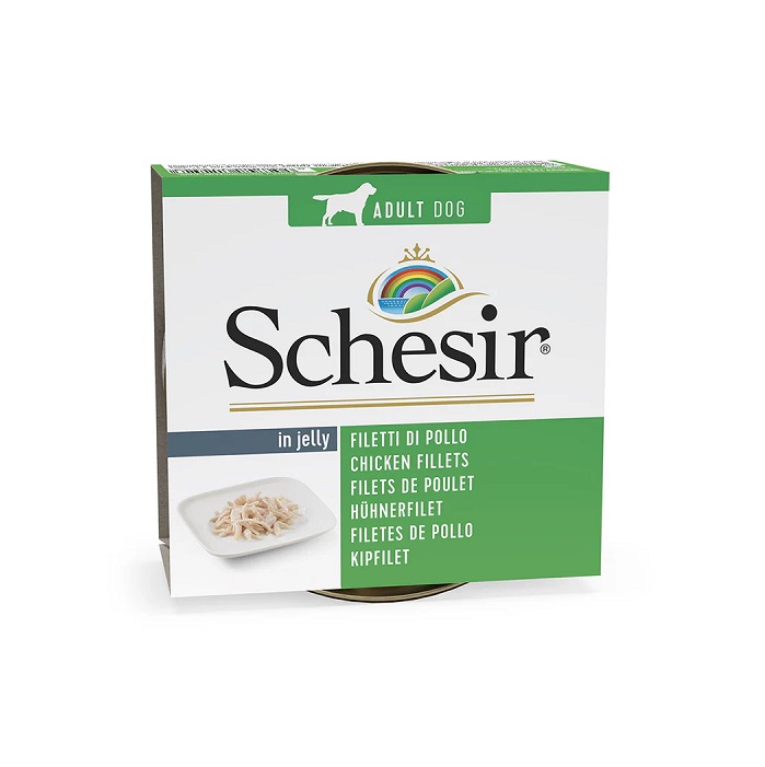SCHESIR 全天然雞肉狗罐頭 150g