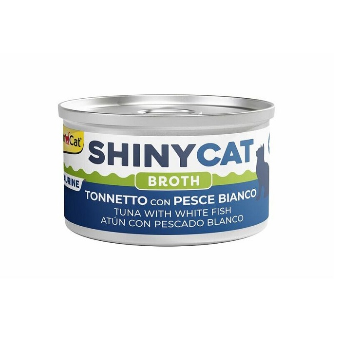 GIMBORN GIMCAT SHINYCAT TUNA WITH WHITE FISH 70g
