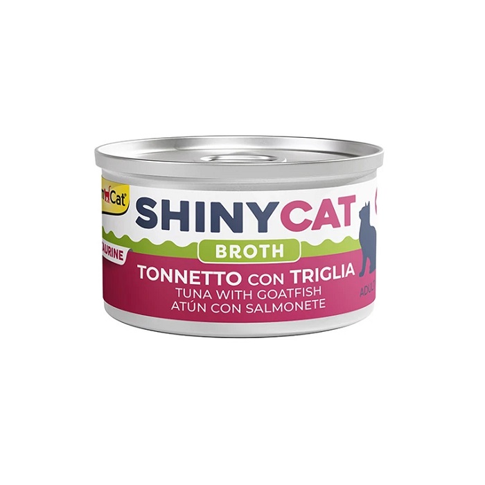 GIMBORN GIMCAT SHINYCAT 吞拿魚鰹魚湯汁貓罐頭 70g