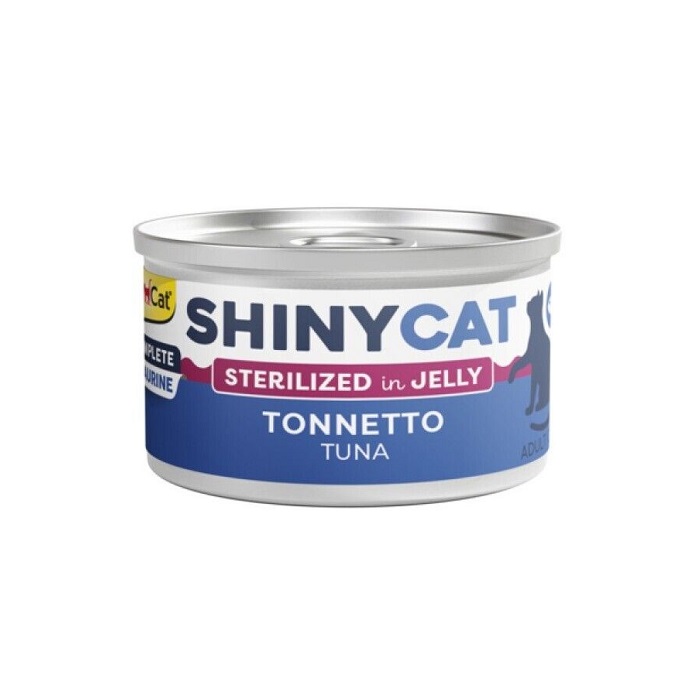 GIMBORN GIMCAT SHINYCAT 絕育貓吞拿魚啫喱主食罐頭 70g