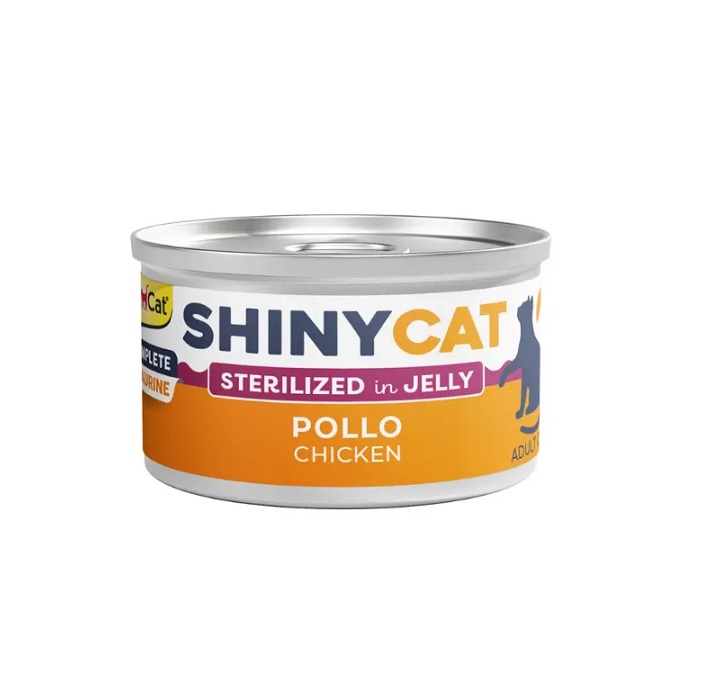 GIMBORN GIMCAT SHINYCAT 絕育貓雞肉啫喱主食罐頭 70g