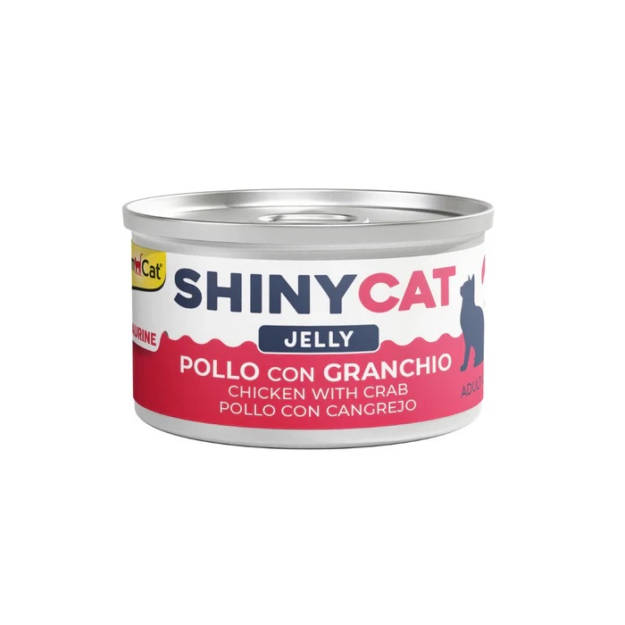 GIMBORN GIMCAT SHINYCAT 雞肉蟹肉啫喱貓罐頭 70g