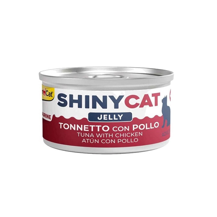 GIMBORN GIMCAT SHINYCAT 吞拿魚雞肉啫喱貓罐頭 70g