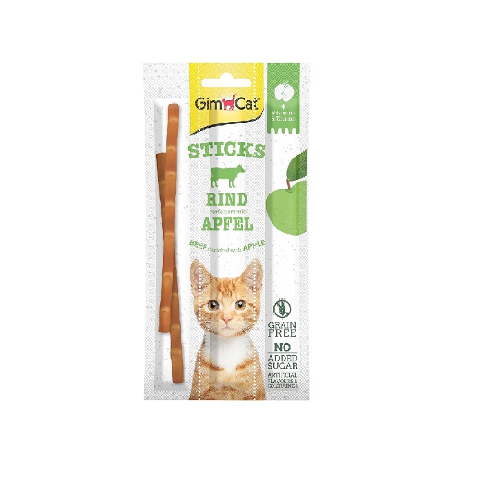GIMBORN GIMCAT 牛肉蘋果牛磺酸貓肉條 3pcs
