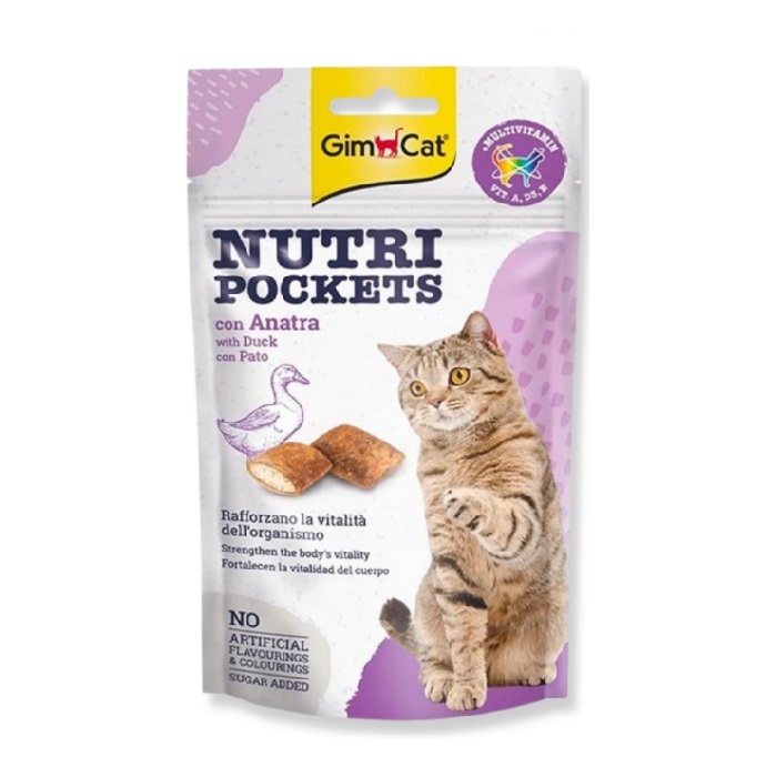GIMBORN GIMCAT 多種維他命貓鴨肉脆夾心 60g