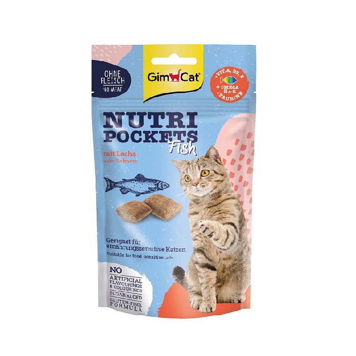 GIMBORN GIMCAT 無麩質三文魚脆皮夾心小食 60g
