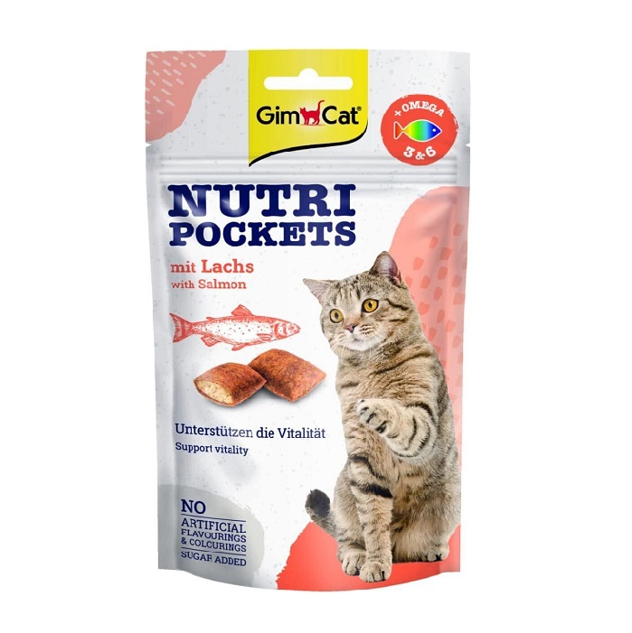 GIMBORN GIMCAT 三文魚奧米加增強免疫貓脆脆 60g