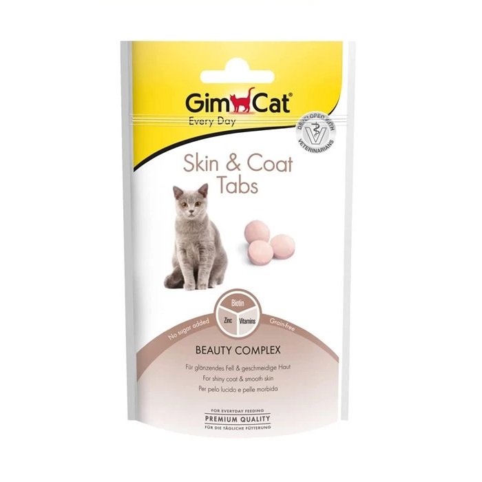 GIMBORN GIMCAT DAILY SUPPLEMENTS WITH COAT-ENHANCING AND SKIN-BEAUTIFYING CAT TREATS 40g