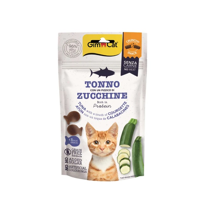 GIMBORN GIMCAT GRAIN-FREE CRISPY TUNA ZUCCHINI SNACK  50g