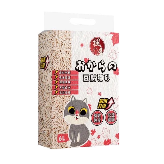 MAPLE HOUSE 楓之屋 豆腐貓砂奶香味 6L