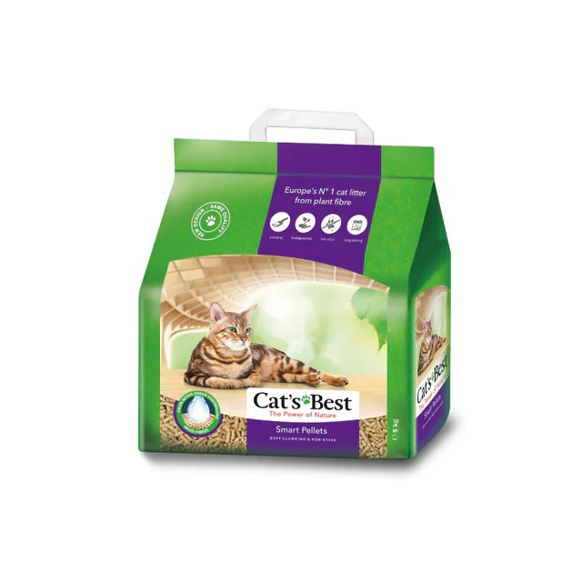CAT'S BEST SMART PELLET 不黏毛粘結木貓砂