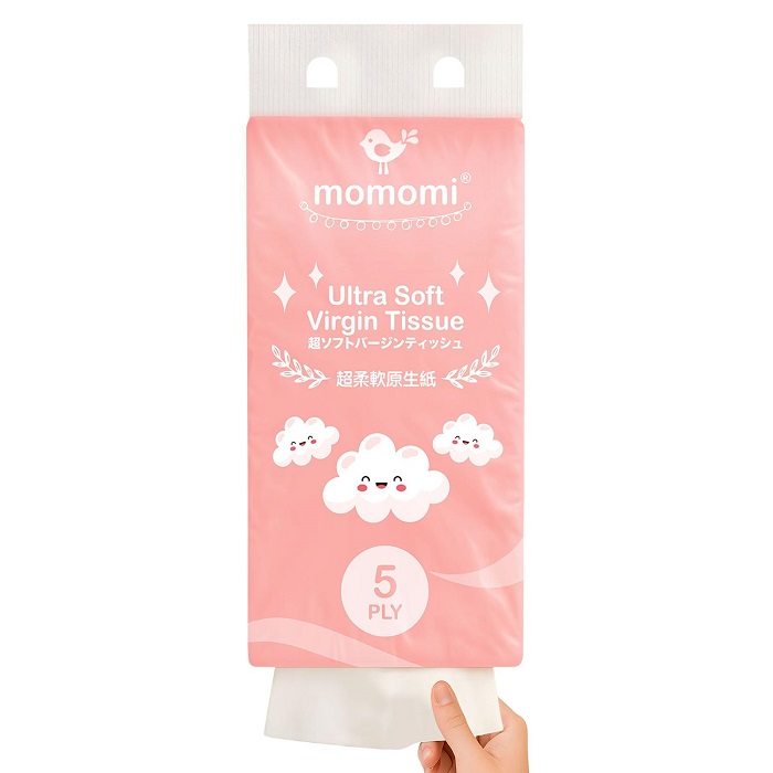 MOMOMI ULTRA SOFT VIRGIN TISSUE 5-PLY