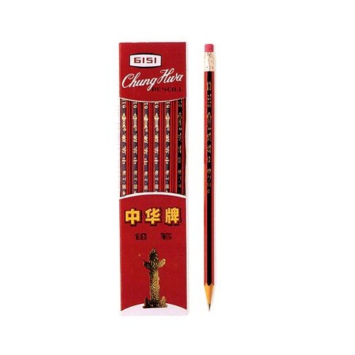 中華牌 6151 鉛筆 (紅桿12支)