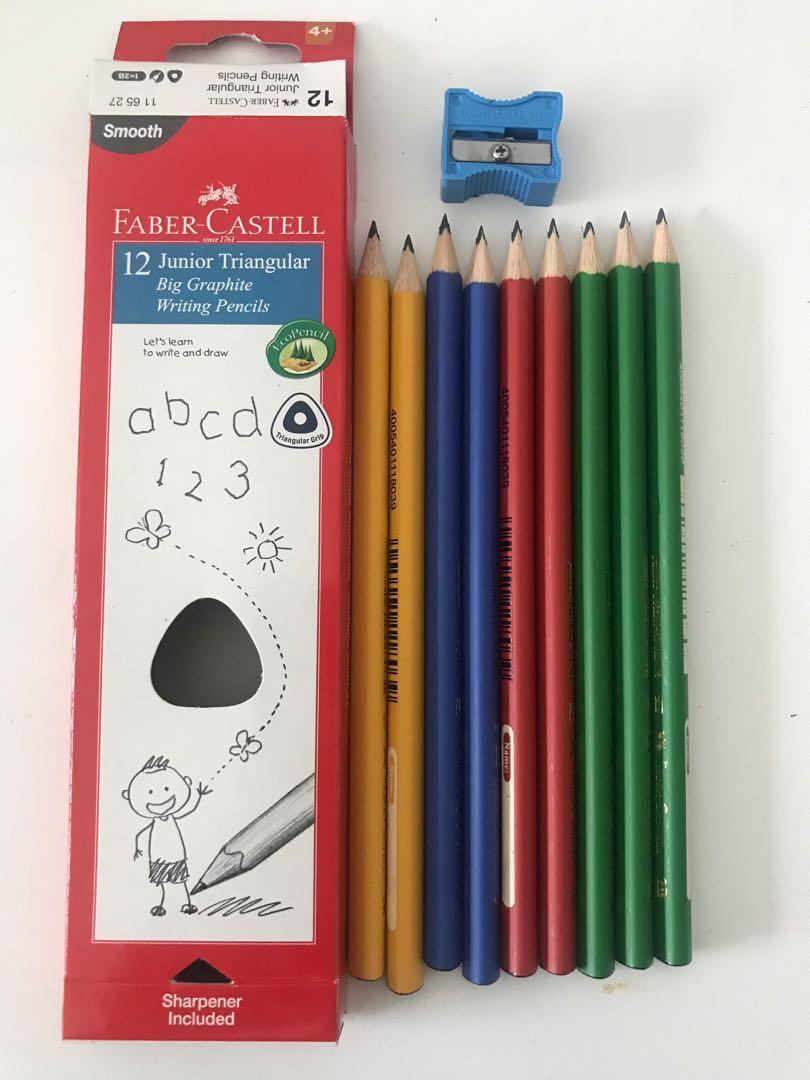 FABER-CASTELL #116527 三角鉛筆連筆刨 (12支)