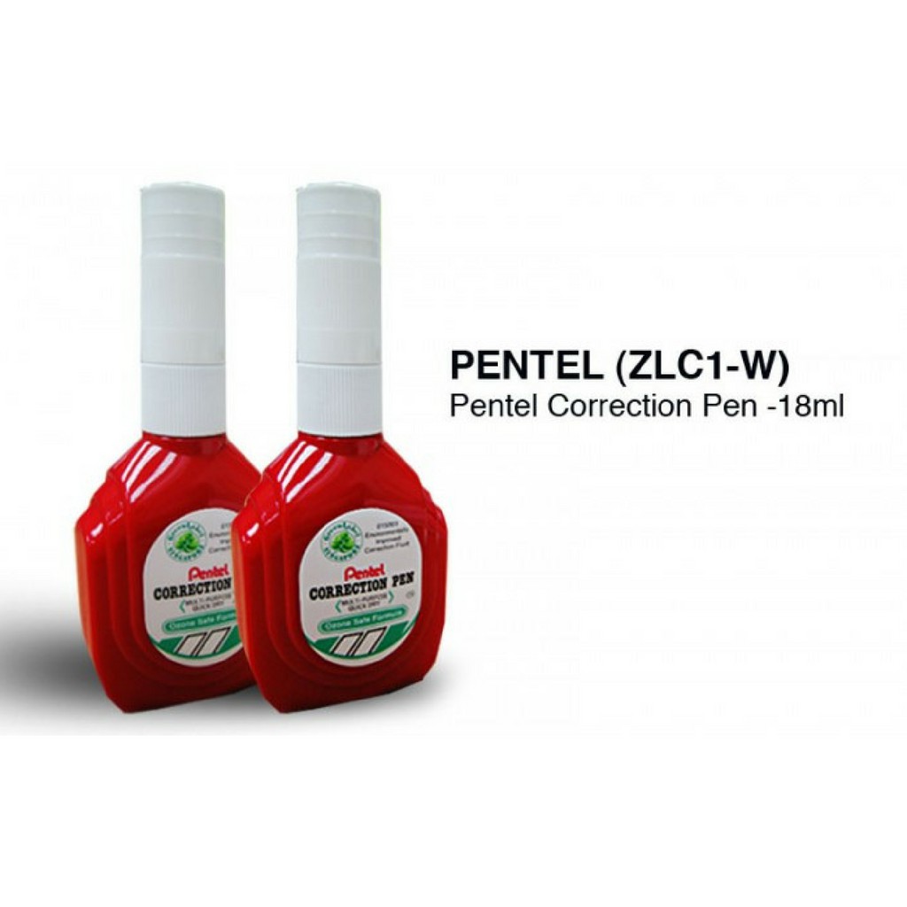 PENTEL ZLC1-W 紅樽塗改液 18ML