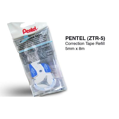 PENTEL ZTR5-W 改錯帶替芯 5MM X 8M