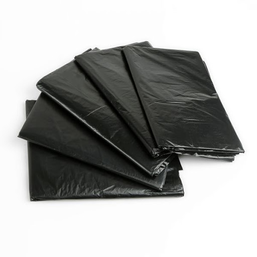 PE BLACK GARBAGE BAGS 32" X 40" X 100PCS