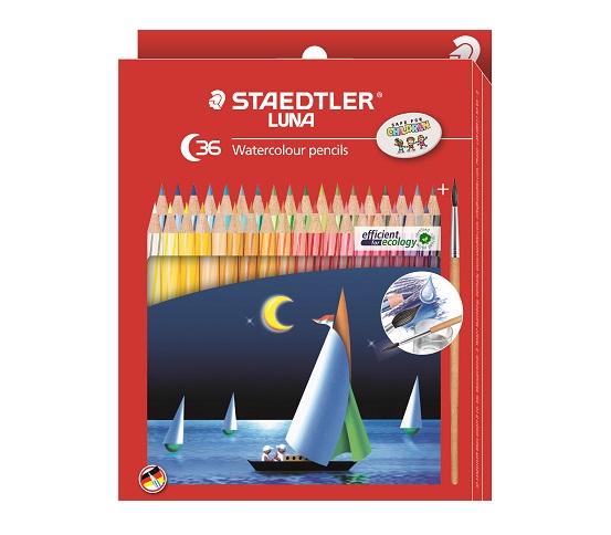 STAEDTLER LUNA AQUARELL 36色長帆水溶木顏色筆 (137 10C36)