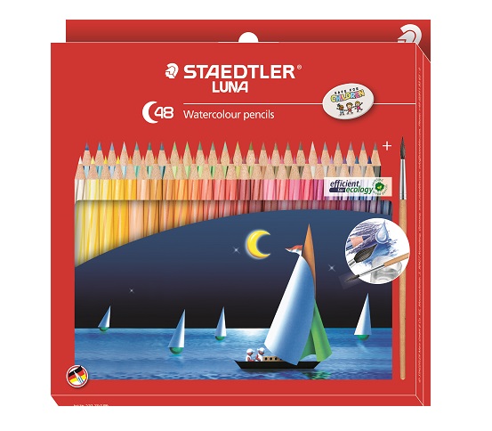 STAEDTLER LUNA AQUARELL 48色長帆水溶木顏色筆 (137 10C48)