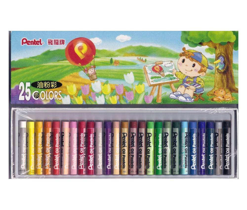 PENTEL PHN-25H (25色) 油粉彩