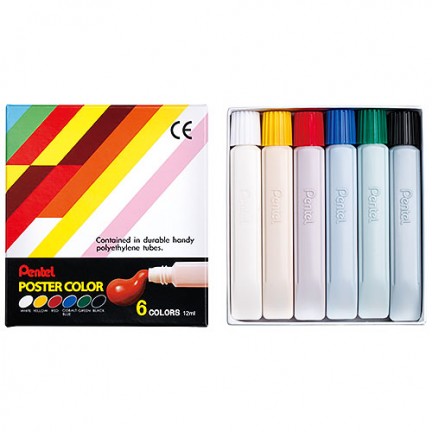 PENTEL YNGP-6 (6色)廣告彩
