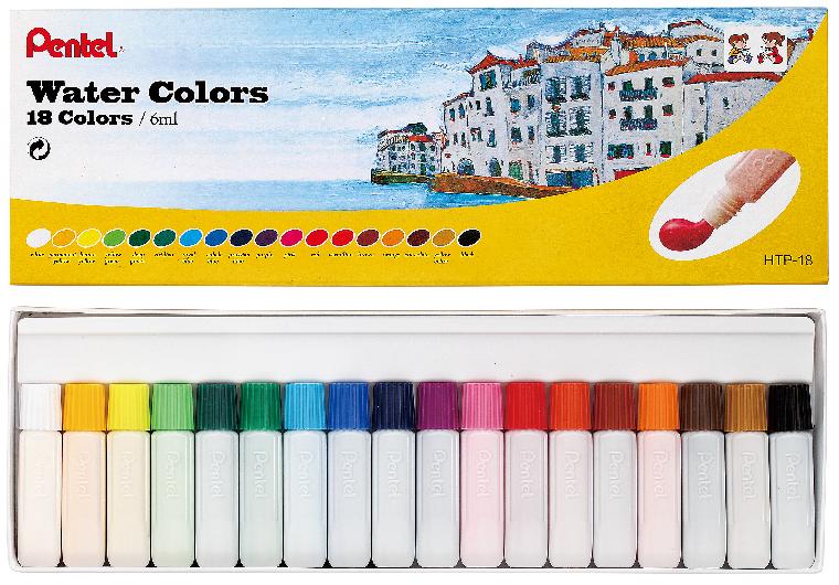 PENTEL HTP-18 (18色) 水彩