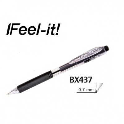 PENTEL BX437 0.7mm 按制原子笔