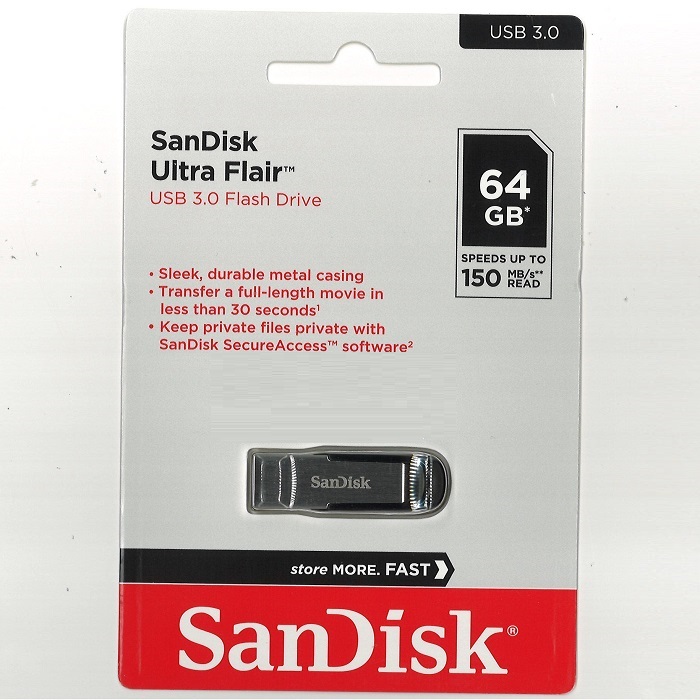 SANDISK CZ73 64GB 3.0 ULTRA FLAIR FLASH USB